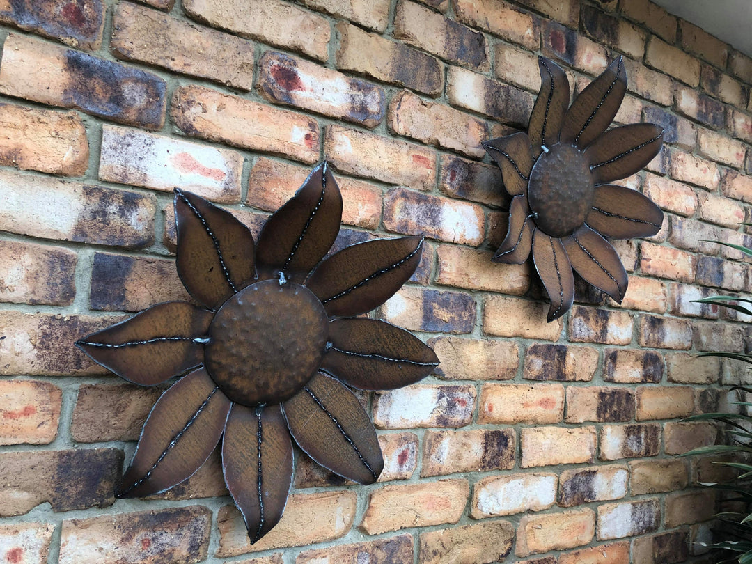 Metal Wall Sunflower